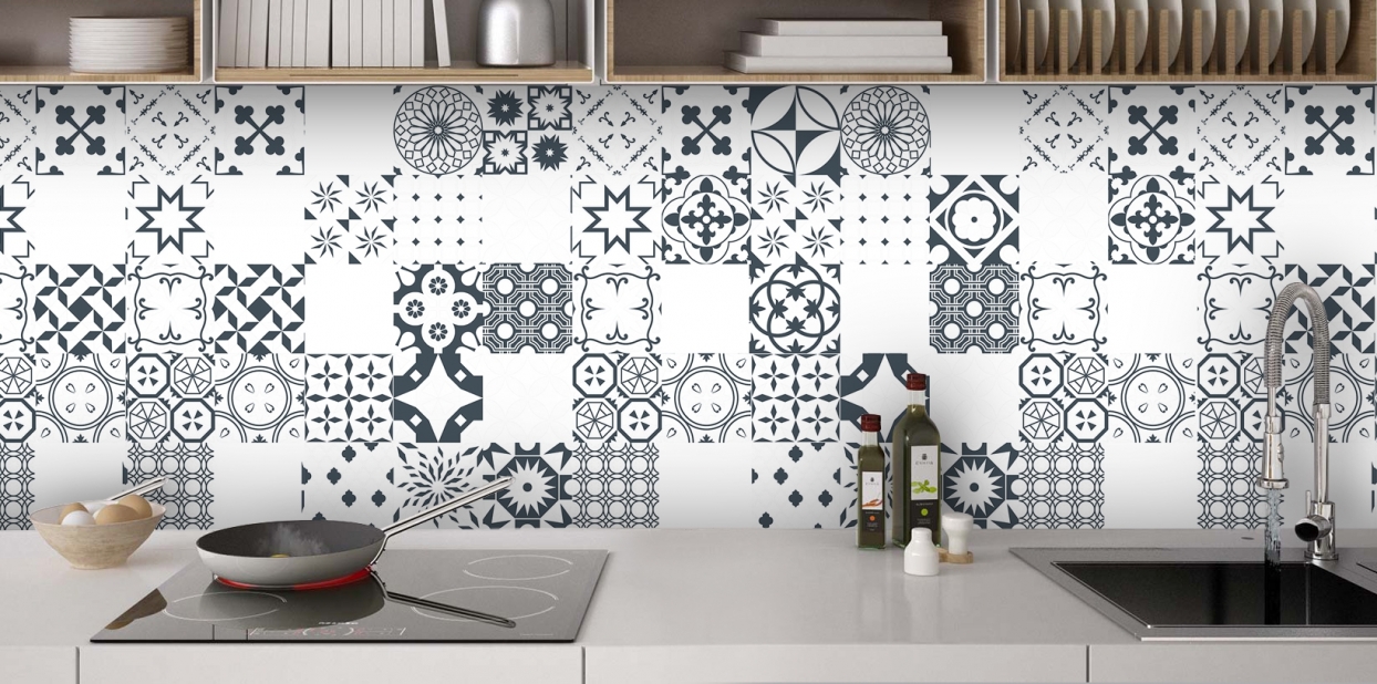 Devant -Carreaux De Ciment Imitation Soldes 54354