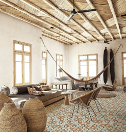 NANDA TILES Carrelage Aspect Ciment Décoré Vieilli 20x20 Cm STRYMON - 0.52 M² -Carreaux De Ciment Imitation Soldes carrelage aspect ciment decore vieilli 20x20 cm strymon 052 m 2