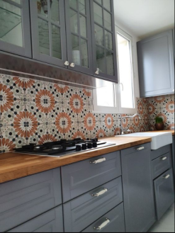 NANDA TILES Carrelage Aspect Ciment Décoré Vieilli 20x20 Cm STRYMON - 0.52 M² -Carreaux De Ciment Imitation Soldes carrelage aspect ciment decore vieilli 20x20 cm strymon 052 m 5