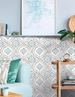 Devant -Carreaux De Ciment Imitation Soldes carrelage colore effet ciment fitah ada 15x15 050 m 1