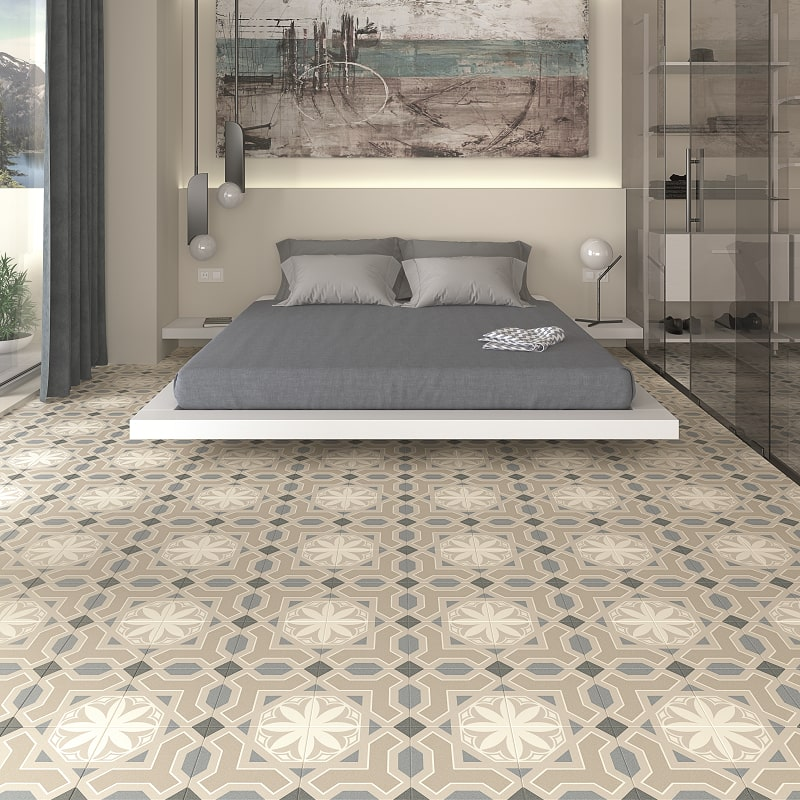 Vives Azulejos Y Gres Carrelage Décoration 20x20 Cm LANCASTER CIELO Rectifié - 1m² 4 Vives Azulejos Y Gres Carrelage Décoration 20x20 Cm LANCASTER CIELO Rectifié - 1m² – Image 2