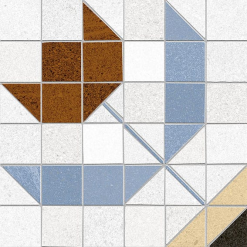 Vives Azulejos Y Gres Carrelage Décoration Fleur Quadrillé 20x20 Cm SAINT PAUL Rectifié - 1m²