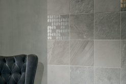 QUINTESSENZA CERAMICHE SRL Carrelage Effet Pierre Décoré SUZANO SLATE PERLA DECOR 20x20 - 0,2 M² -Carreaux De Ciment Imitation Soldes carrelage effet pierre decore suzano slate perla decor 20x20 02 m