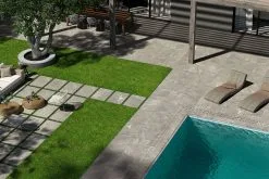 Coem Ceramiche Carrelage Grès Cérame Rectifié Effet Pierre CAIRNS GRIGIO CHIARO 45X90 - 1,215m² -Carreaux De Ciment Imitation Soldes carrelage gres cerame rectifie effet pierre cairns grigio chiaro 45x90 1215m 3