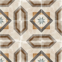 ARCANA Carrelage Imitation Carreau De Ciment Ancien Décor Grès Cérame 60x60 Cm TEMPO CELENO - 1