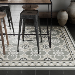 Equipe Carrelage Imitation Ciment Rosace 20x20 Cm CAPRICE CHATELET 20930- 1m² -Carreaux De Ciment Imitation Soldes carrelage imitation ciment rosace 20x20 cm caprice chatelet 20930 1m 4