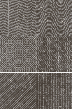 Equipe Carrelage Inspiration Granit CORALSTONE GAMUT BLACK 23571 20x20 Cm - 1m²