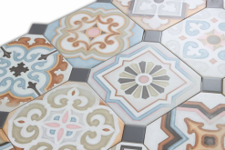 Vives Azulejos Y Gres Carrelage Octogonal Décoré 20x20 Mat Et Cabochons MUSICHALLS - 1m² -Carreaux De Ciment Imitation Soldes carrelage octogonal decore 20x20 mat et cabochons musichalls 1m 7