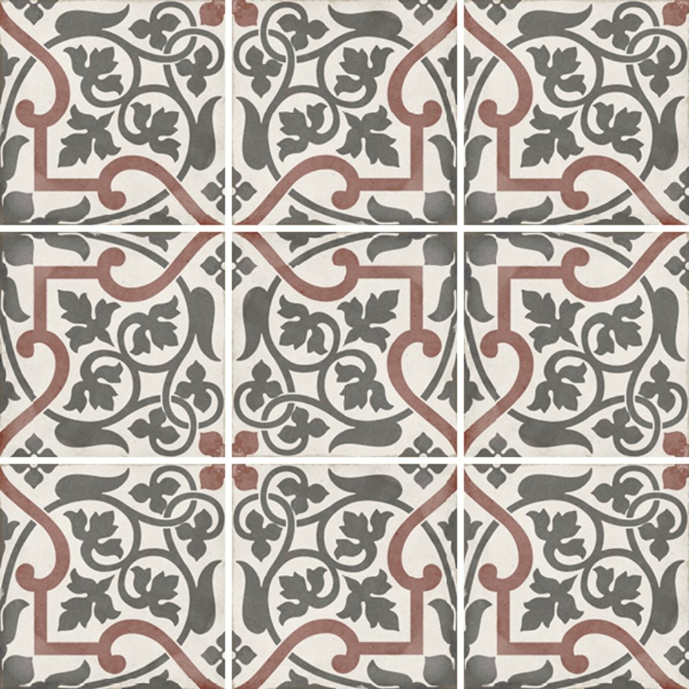 Equipe Carrelage Style Ciment 20x20 Cm ART NOUVEAU FOLIES BERGÈRE 24406 - 1m² 3 Equipe Carrelage Style Ciment 20x20 Cm ART NOUVEAU FOLIES BERGÈRE 24406 - 1m²