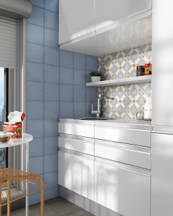 Equipe Carrelage Style Ciment 20x20 Cm ART NOUVEAU TURIN COLOUR 24403 - 1m² -Carreaux De Ciment Imitation Soldes carrelage style ciment 20x20 cm art nouveau turin colour 24403 1m 1