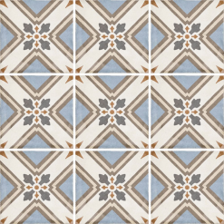 Equipe Carrelage Style Ciment 20x20 Cm ART NOUVEAU TURIN COLOUR 24403 - 1m² -Carreaux De Ciment Imitation Soldes carrelage style ciment 20x20 cm art nouveau turin colour 24403 1m 2