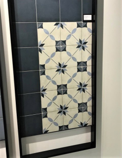 Equipe Carrelage Style Ciment étoile Bleue 20x20 Cm ART NOUVEAU ARCADE BLUE 24411 - 1m² -Carreaux De Ciment Imitation Soldes carrelage style ciment etoile bleue 20x20 cm art nouveau arcade blue 24411 1m 3