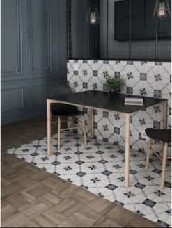 Equipe Carrelage Style Ciment étoile Bleue 20x20 Cm ART NOUVEAU ARCADE BLUE 24411 - 1m² -Carreaux De Ciment Imitation Soldes carrelage style ciment etoile bleue 20x20 cm art nouveau arcade blue 24411 1m 4