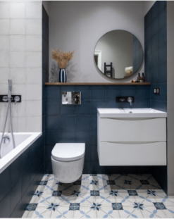 Equipe Carrelage Style Ciment étoile Bleue 20x20 Cm ART NOUVEAU ARCADE BLUE 24411 - 1m² -Carreaux De Ciment Imitation Soldes carrelage style ciment etoile bleue 20x20 cm art nouveau arcade blue 24411 1m 5