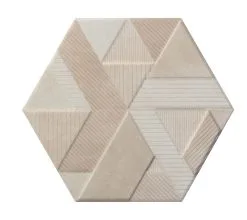 Bestile Carrelage Tomette Aspect Parquet PAUSA BEIGE 25.8X29 - 1 M²