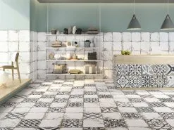 Realonda Carrelage Vieilli ALBA PATCWORK - 33x33 - 1 M² -Carreaux De Ciment Imitation Soldes carrelage vieilli alba patcwork 33x33 1 m 2